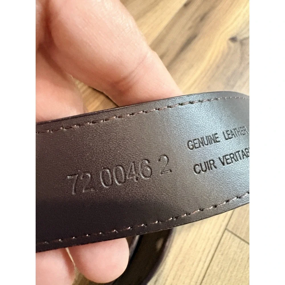 King Size Leather Belt Dark Brown  68/70 Big Tall Men's XXL